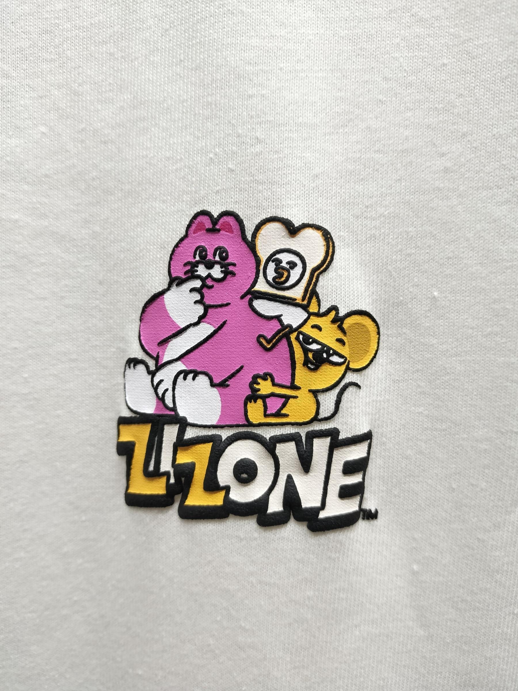 ZIZONE Pingo フロッキープリントTシャツ(ZI262-5806)