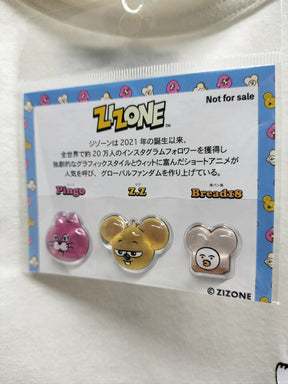 ZIZONE Pingo フロッキープリントTシャツ(ZI262-5806)