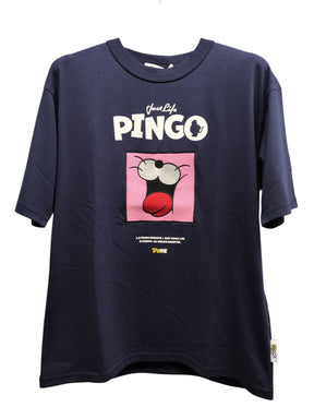 ZIZONE Pingo Face 刺繍半袖Tシャツ(ZI262-5826)