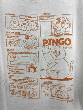 ZIZONE Pingo コミックプリントリンガーTシャツ(ZI262-5846)