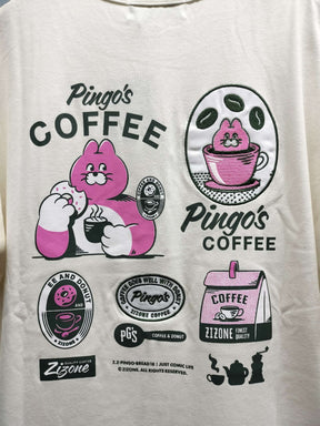 ZIZONE Pingo Coffee 半袖Tシャツ(ZI262-5836)