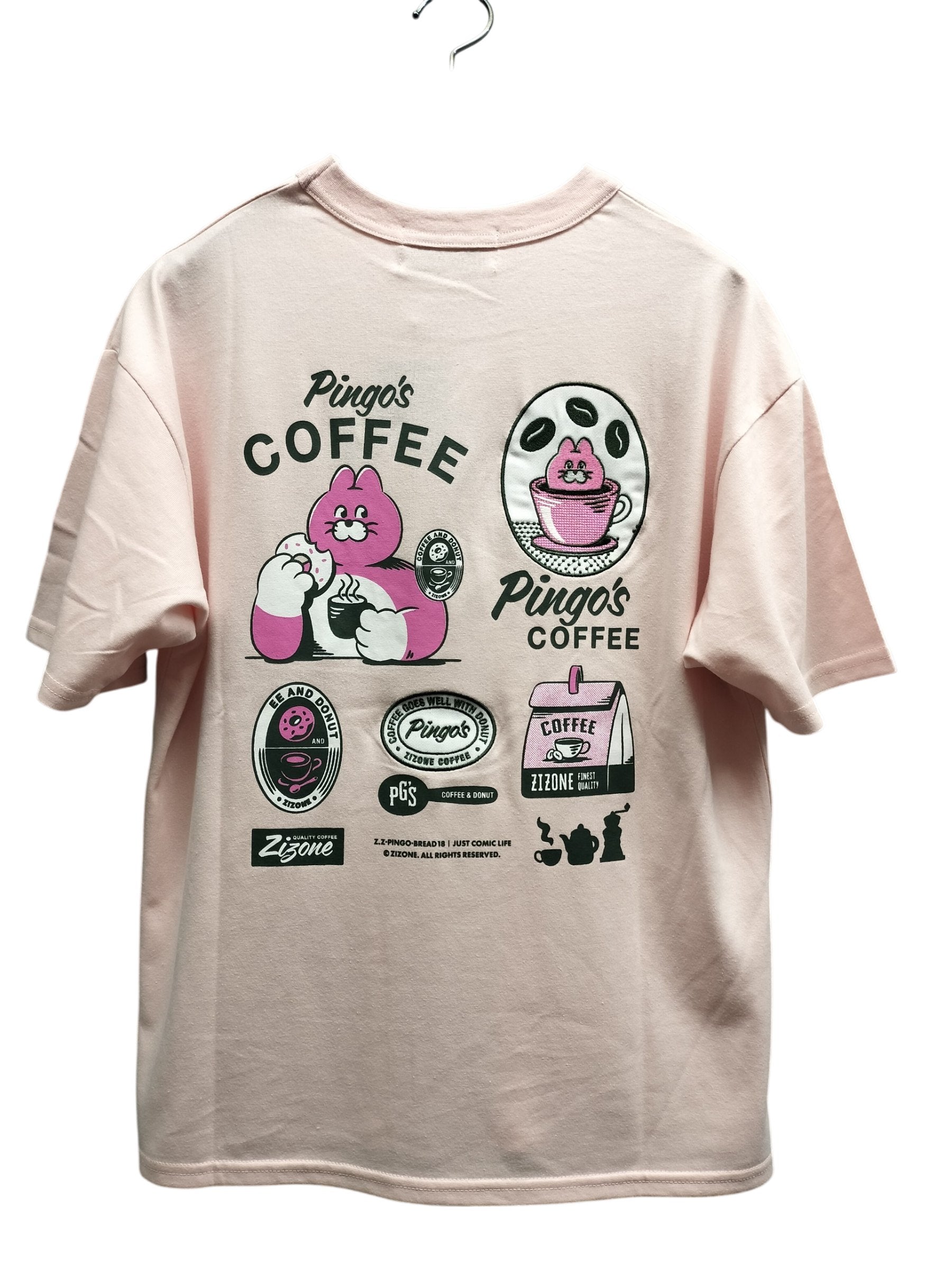 ZIZONE Pingo Coffee 半袖Tシャツ(ZI262-5836)