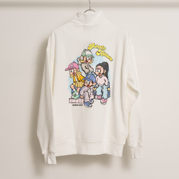 NEW JACK 4人組ハーフZIPトレーナー（NJ251-2856）