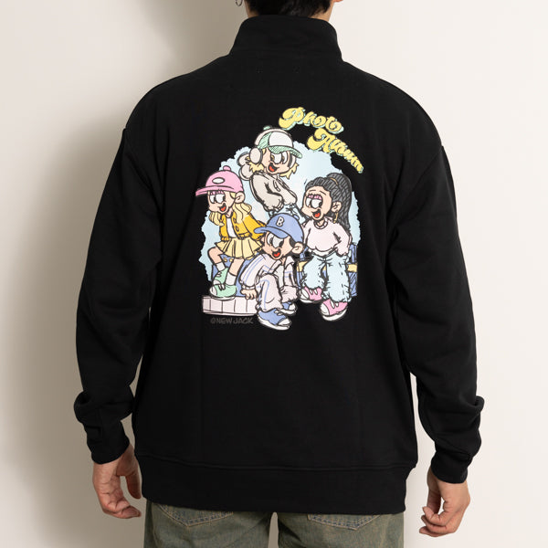 NEW JACK 4人組ハーフZIPトレーナー（NJ251-2856）