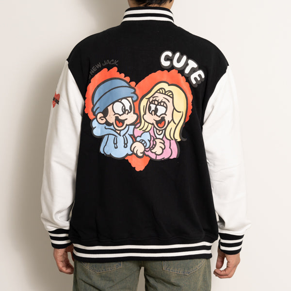 NEW JACK ハートCUTEスエットスタジャン（NJ251-2877）