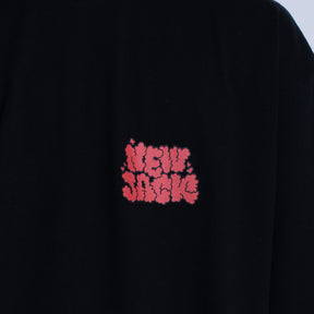 NEW JACK 相良刺繍スプレーロゴ半袖Tシャツ(NJ252-2186)