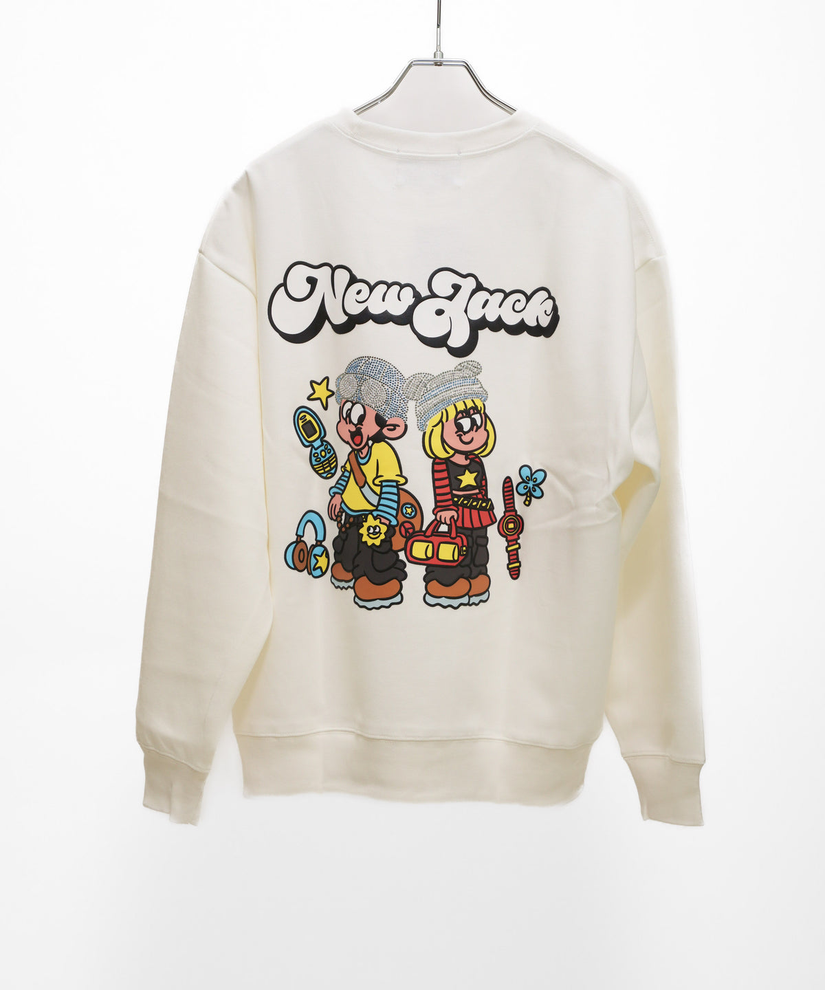 NEW JACK ラインストーン付きトレーナー（NJ261-2216）