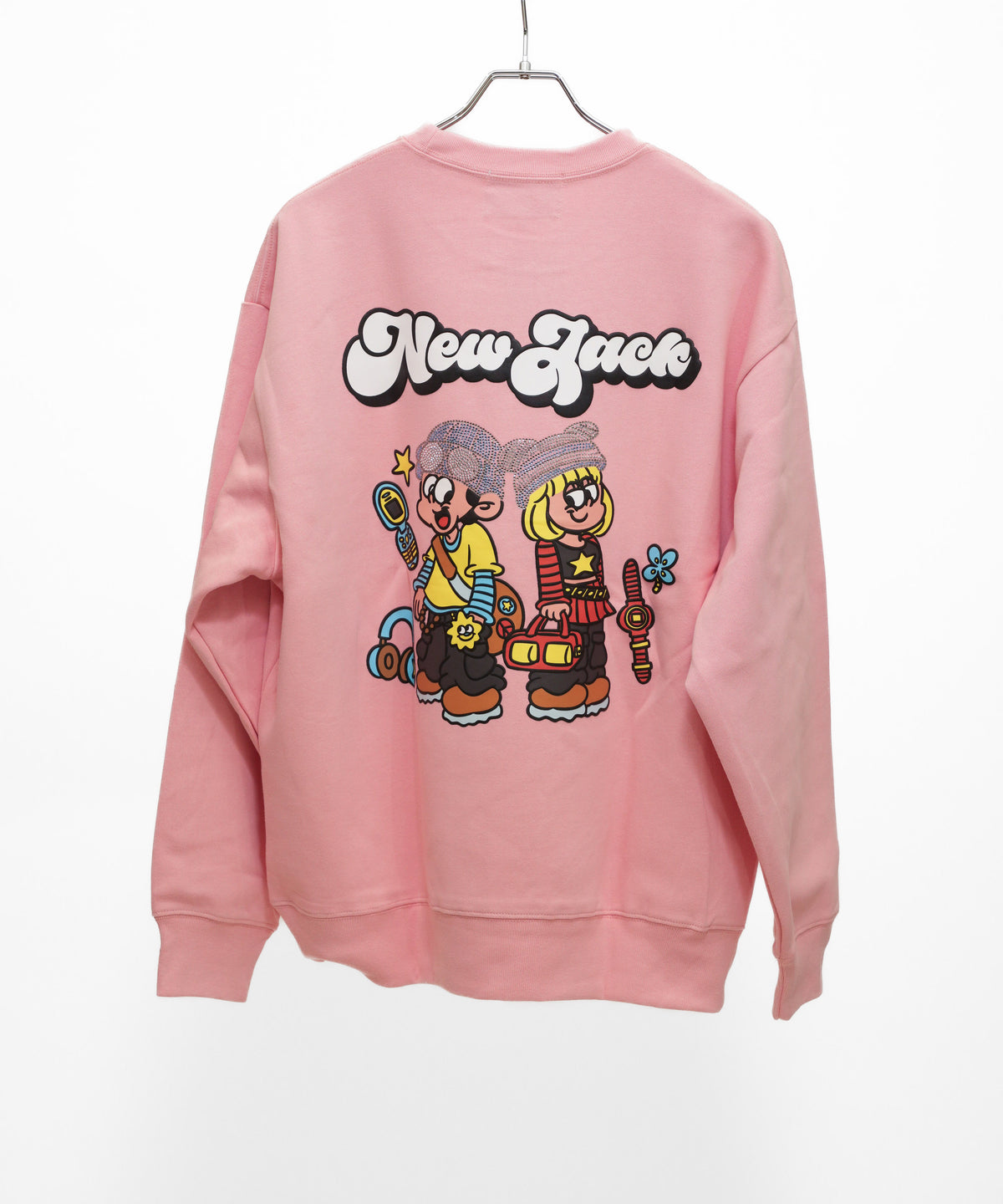 NEW JACK ラインストーン付きトレーナー（NJ261-2216）