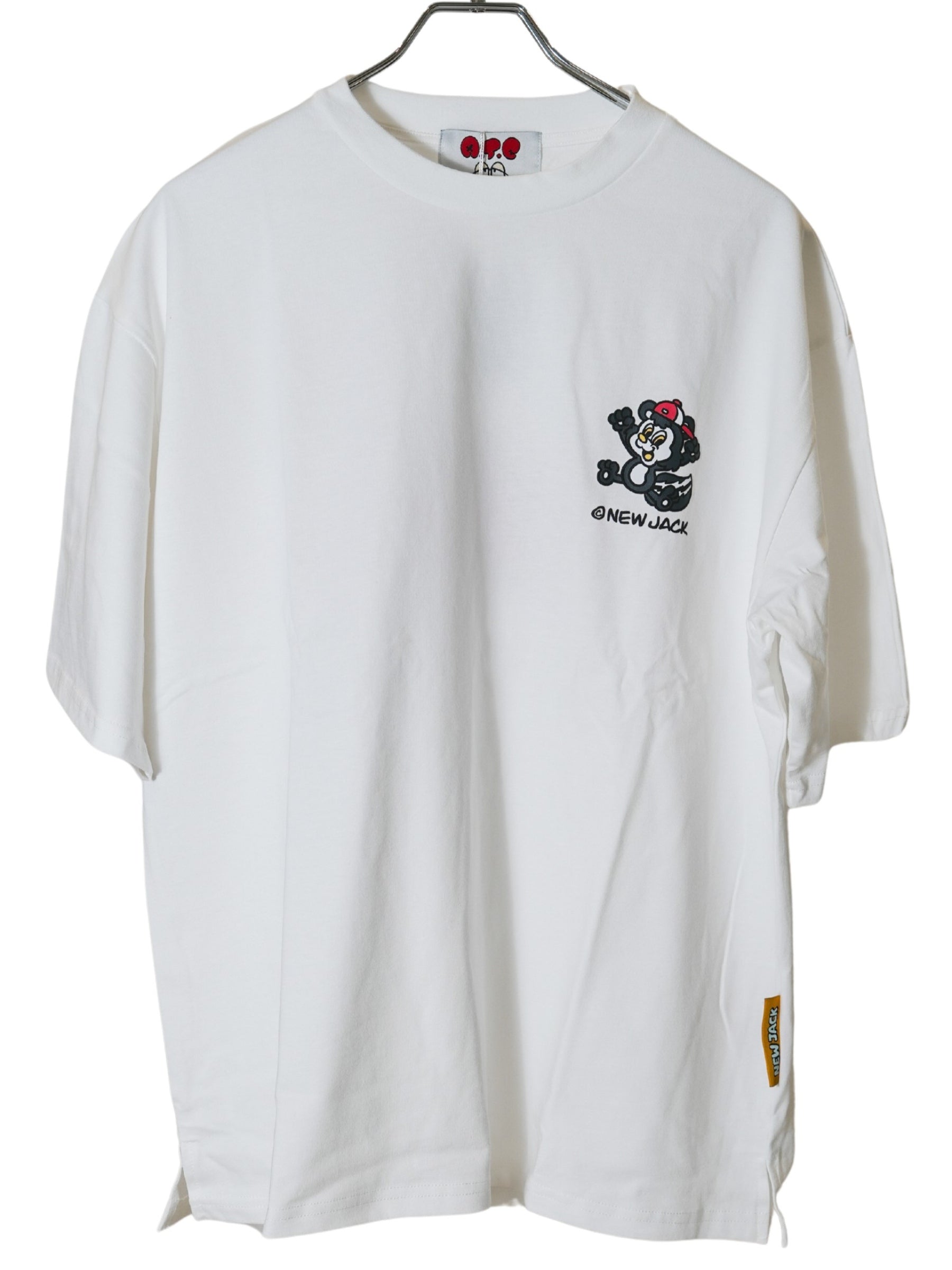 NEW JACK 相良刺繡サークルイラスト 半袖Tシャツ(NJ262-2736)