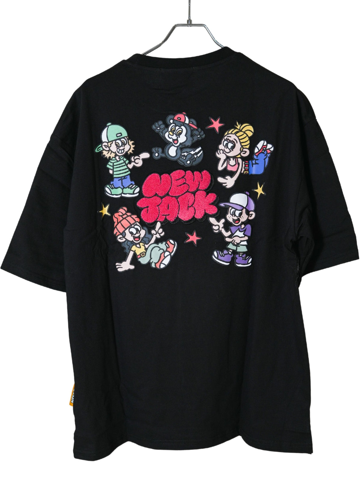 NEW JACK 相良刺繡サークルイラスト 半袖Tシャツ(NJ262-2736)