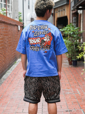 NEW JACK チェック柄アップリケ 半袖Tシャツ(NJ262-2746)