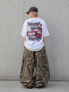 NEW JACK チェック柄アップリケ 半袖Tシャツ(NJ262-2746)