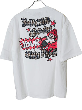 NEW JACK チェック柄アップリケ 半袖Tシャツ(NJ262-2746)