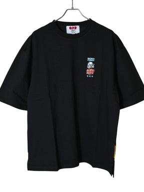 NEW JACK チェック柄アップリケ 半袖Tシャツ(NJ262-2746)
