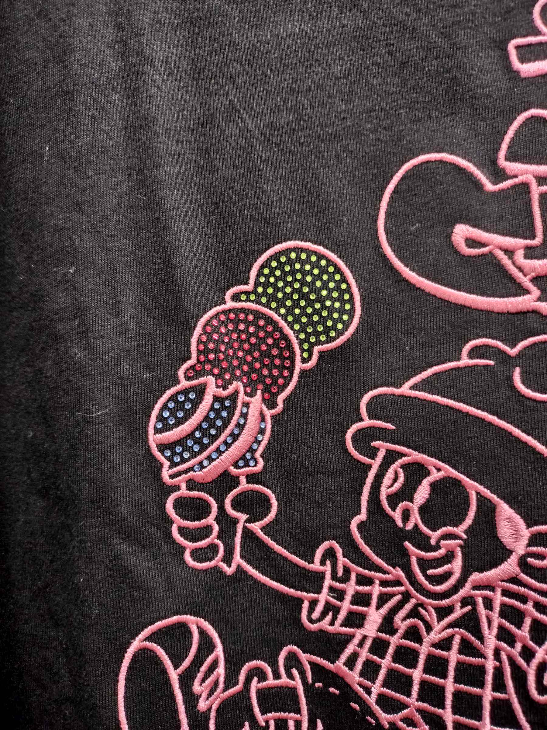NEW JACK ラインストーン 半袖Tシャツ(NJ262-2766)