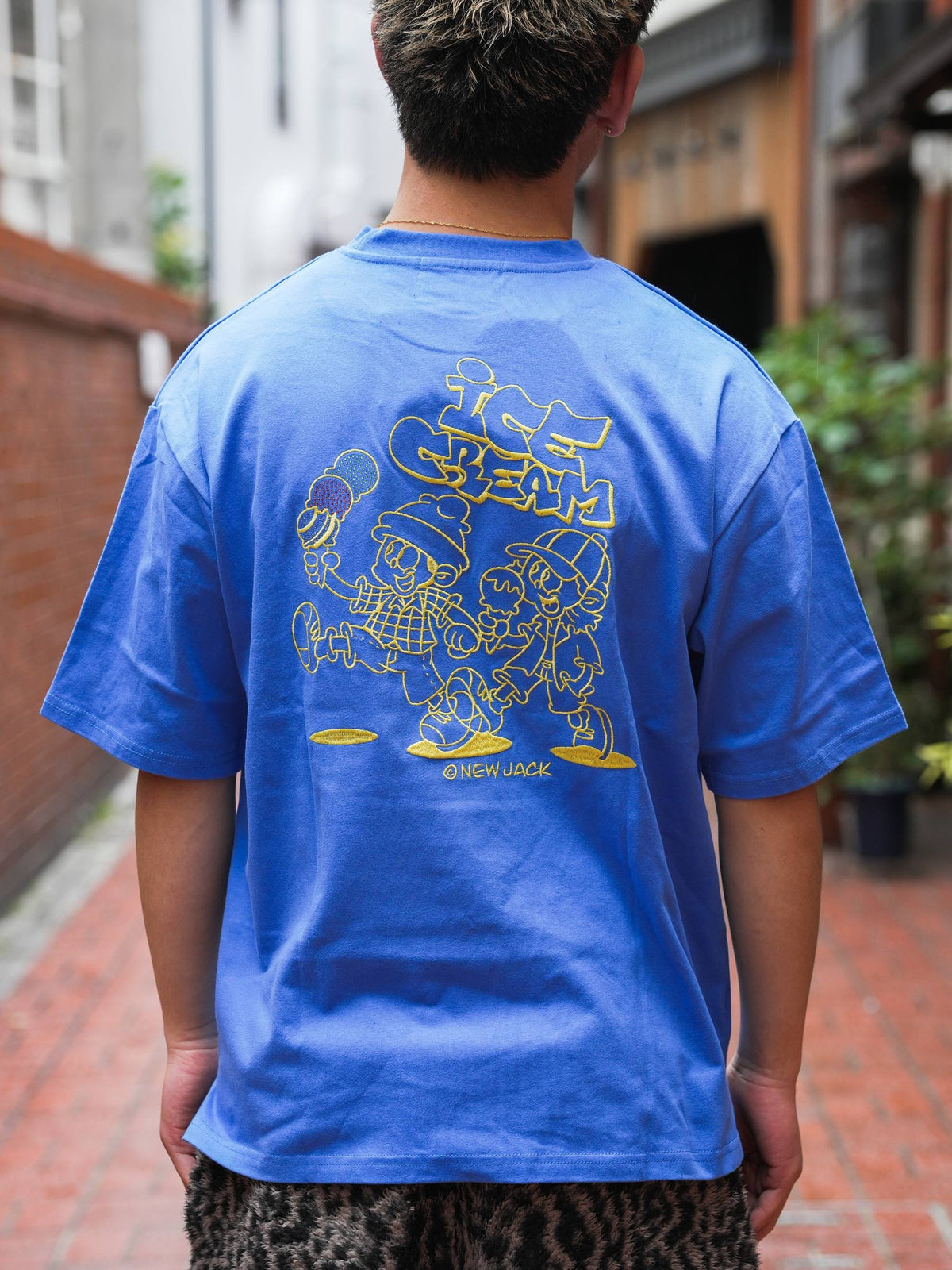 NEW JACK ラインストーン 半袖Tシャツ(NJ262-2766)