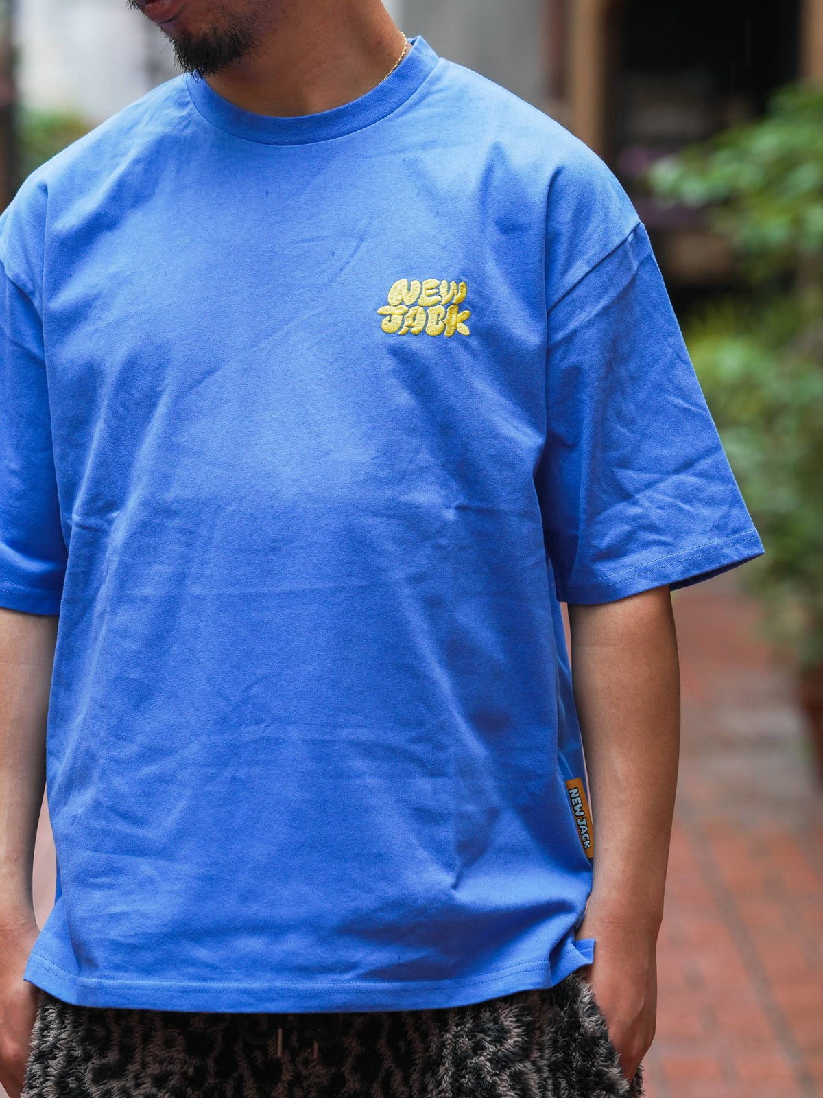 NEW JACK ラインストーン 半袖Tシャツ(NJ262-2766)