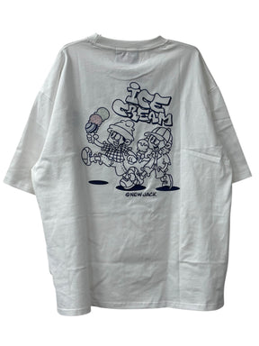 NEW JACK ラインストーン 半袖Tシャツ(NJ262-2766)