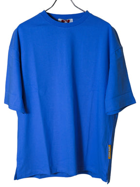 NEW JACK 缶バッジ付き掠れプリント 半袖Tシャツ(NJ262-2776)