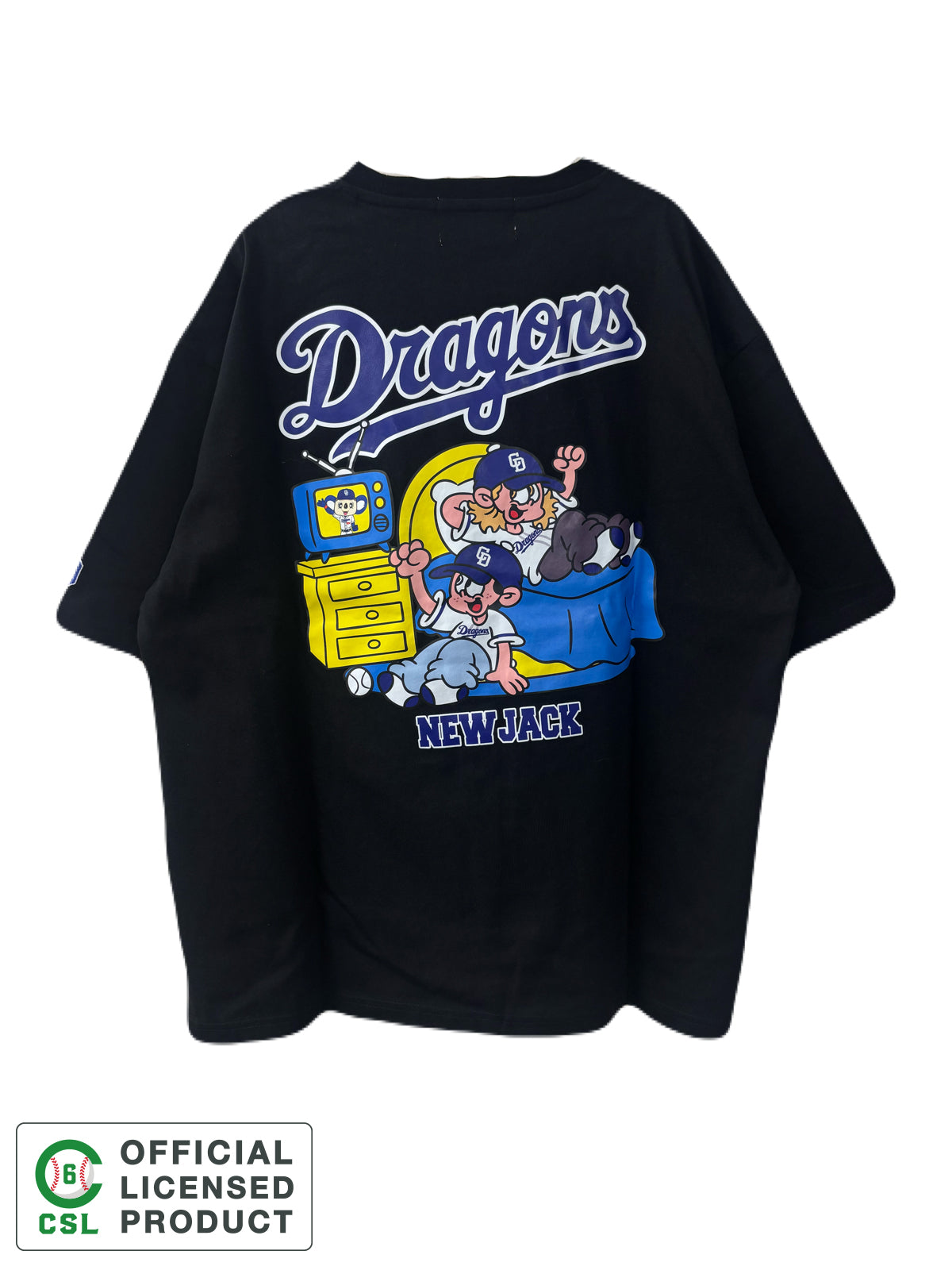 NEW JACK 中日ドラゴンズモデルTシャツ-B (NJD252-2406)