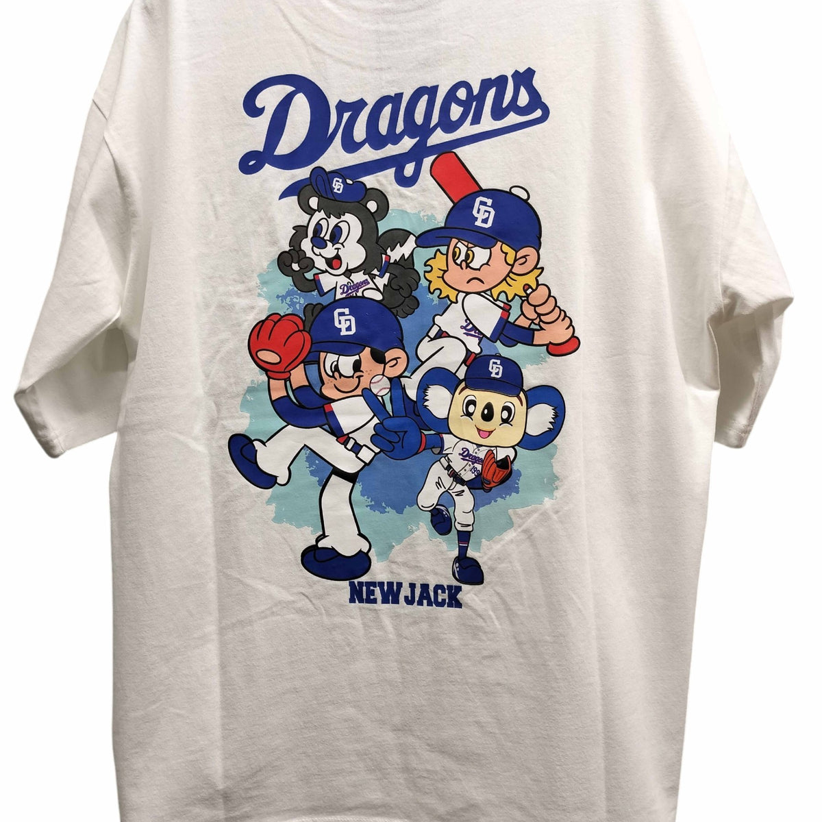 NEW JACK(ニュージャック)中日ドラゴンズモデルTシャツ-2026A (メンズ