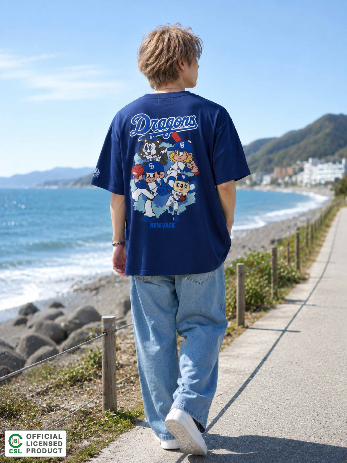 NEW JACK 中日ドラゴンズモデルTシャツ-2026A-2 (NJD262-2856)