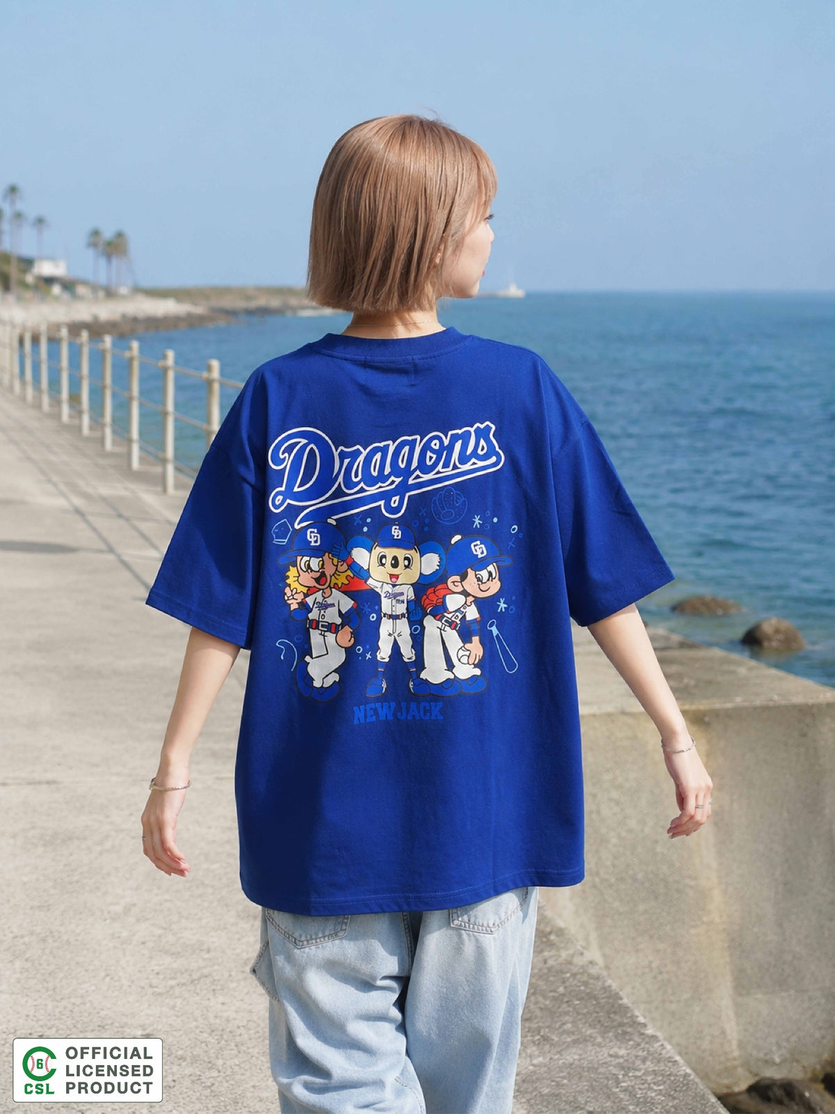 NEW JACK 中日ドラゴンズモデルTシャツ-2026B-2 (NJD262-2956)