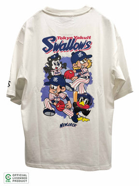 NEW JACK 東京ヤクルトスワローズモデルTシャツ-2026A (NJY262-2846)