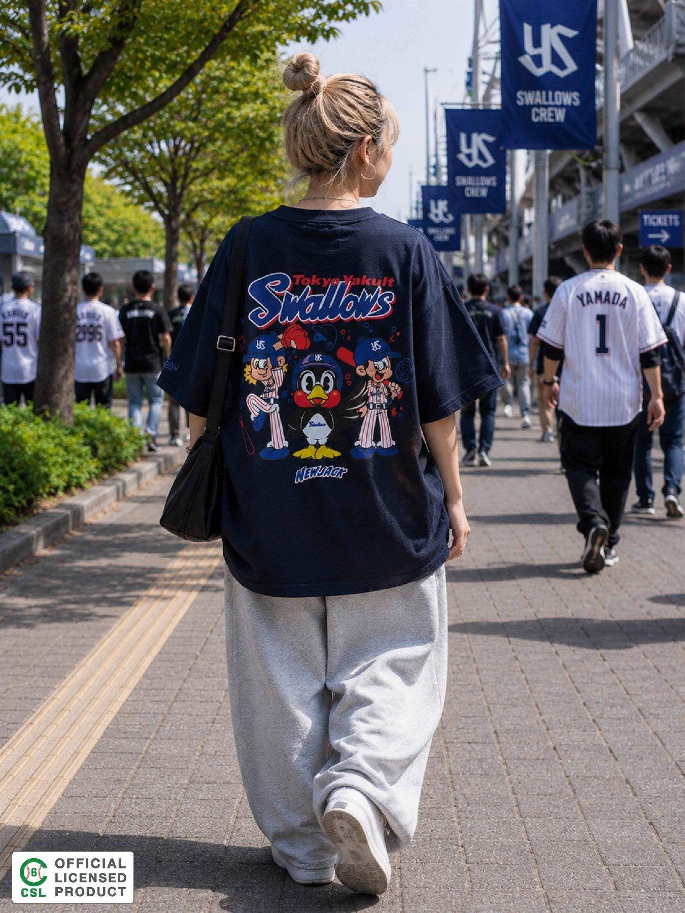NEW JACK 東京ヤクルトスワローズモデルTシャツ-2026B-2 (NJY262-2996)
