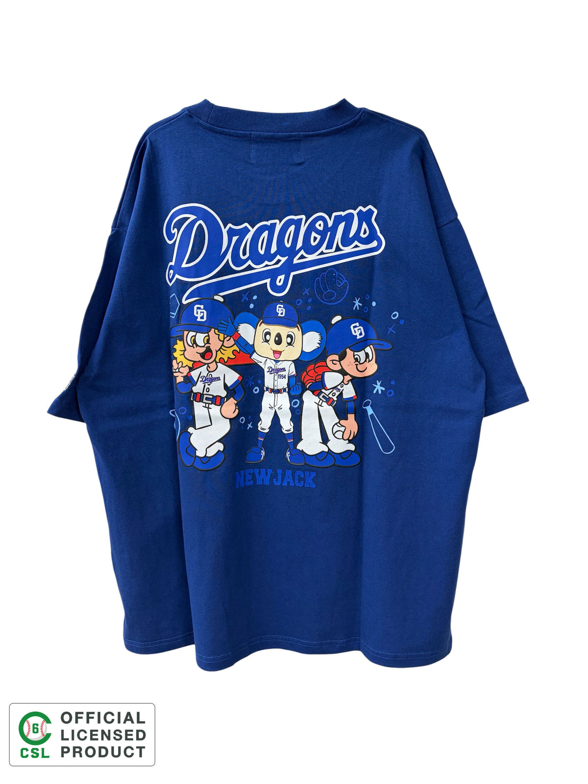 NEW JACK 中日ドラゴンズモデルTシャツ-2026B-2 (NJD262-2956)