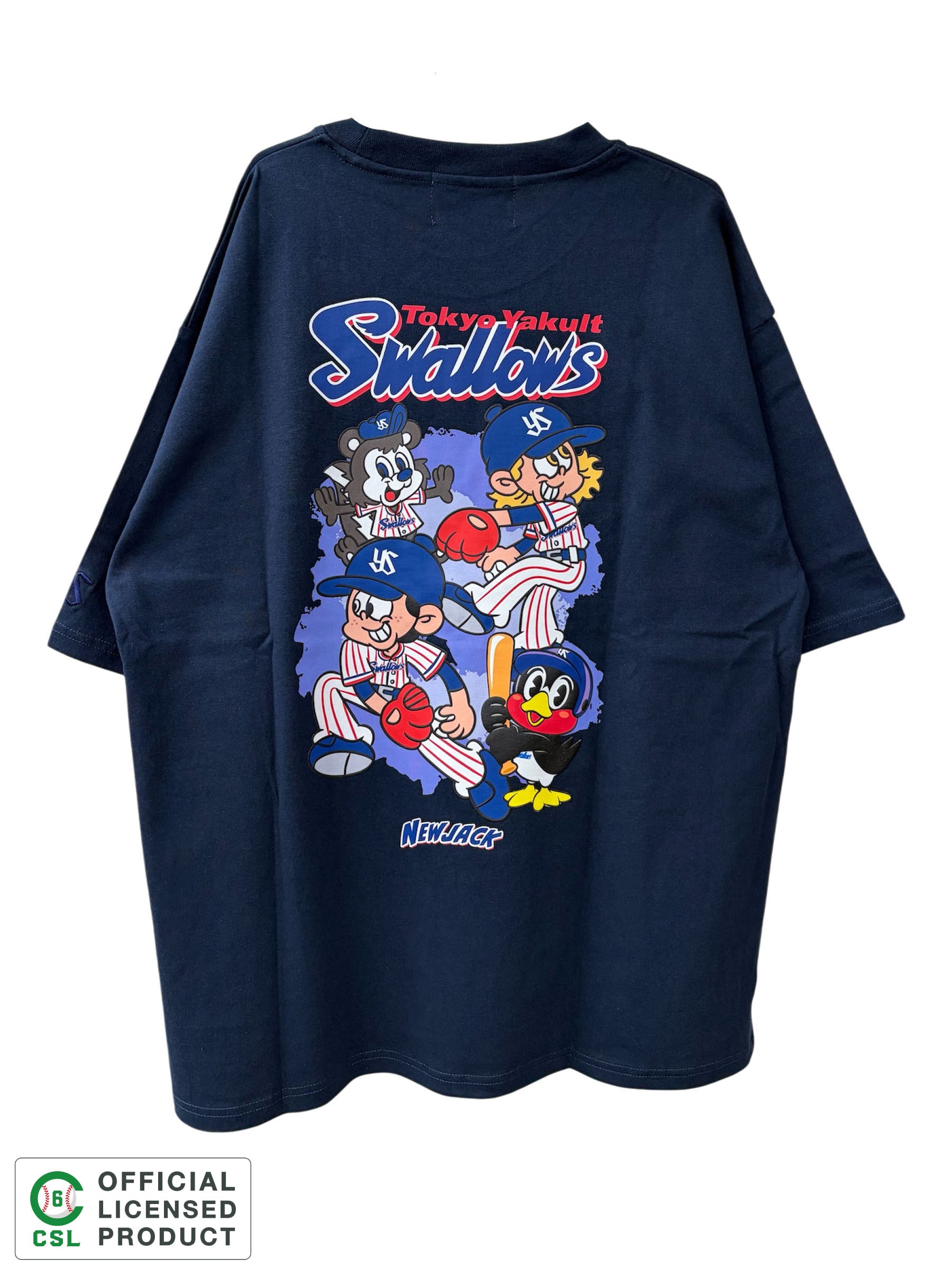 NEW JACK 東京ヤクルトスワローズモデルTシャツ-2026A-2 (NJY262-2896)