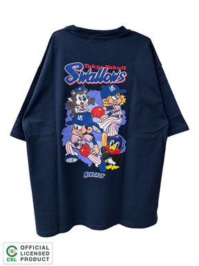 NEW JACK 東京ヤクルトスワローズモデルTシャツ-2026A-2 (NJY262-2896)