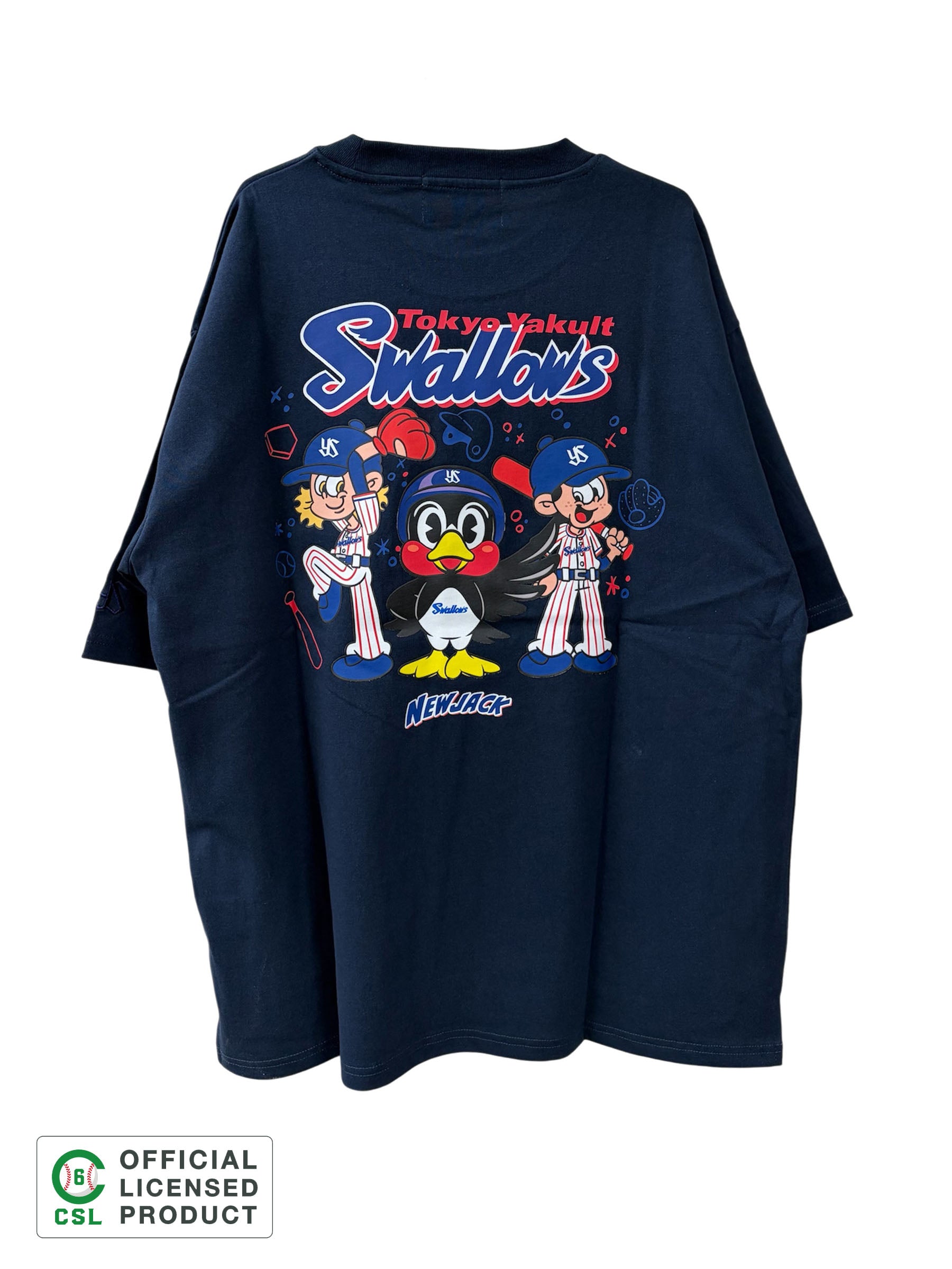 NEW JACK 東京ヤクルトスワローズモデルTシャツ-2026B-2 (NJY262-2996)