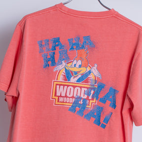 WOODY WOODPECKER バックウッディHAHAプリント半袖Tシャツ(WP252-5926)