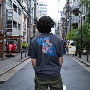 WOODY WOODPECKER バックウッディHAHAプリント半袖Tシャツ(WP252-5926)