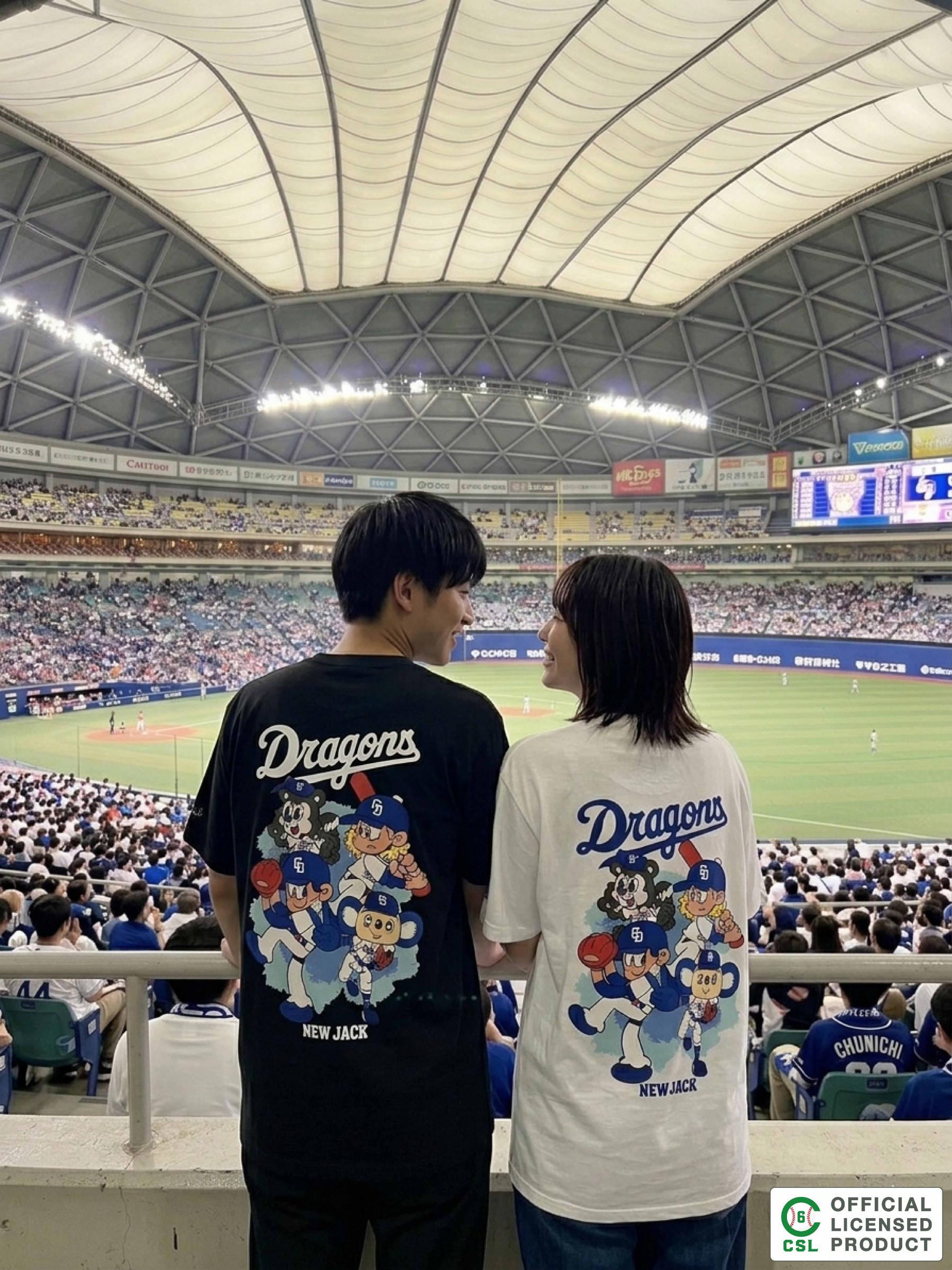 NEW JACK 中日ドラゴンズモデルTシャツ-2026A (NJD262-2806)