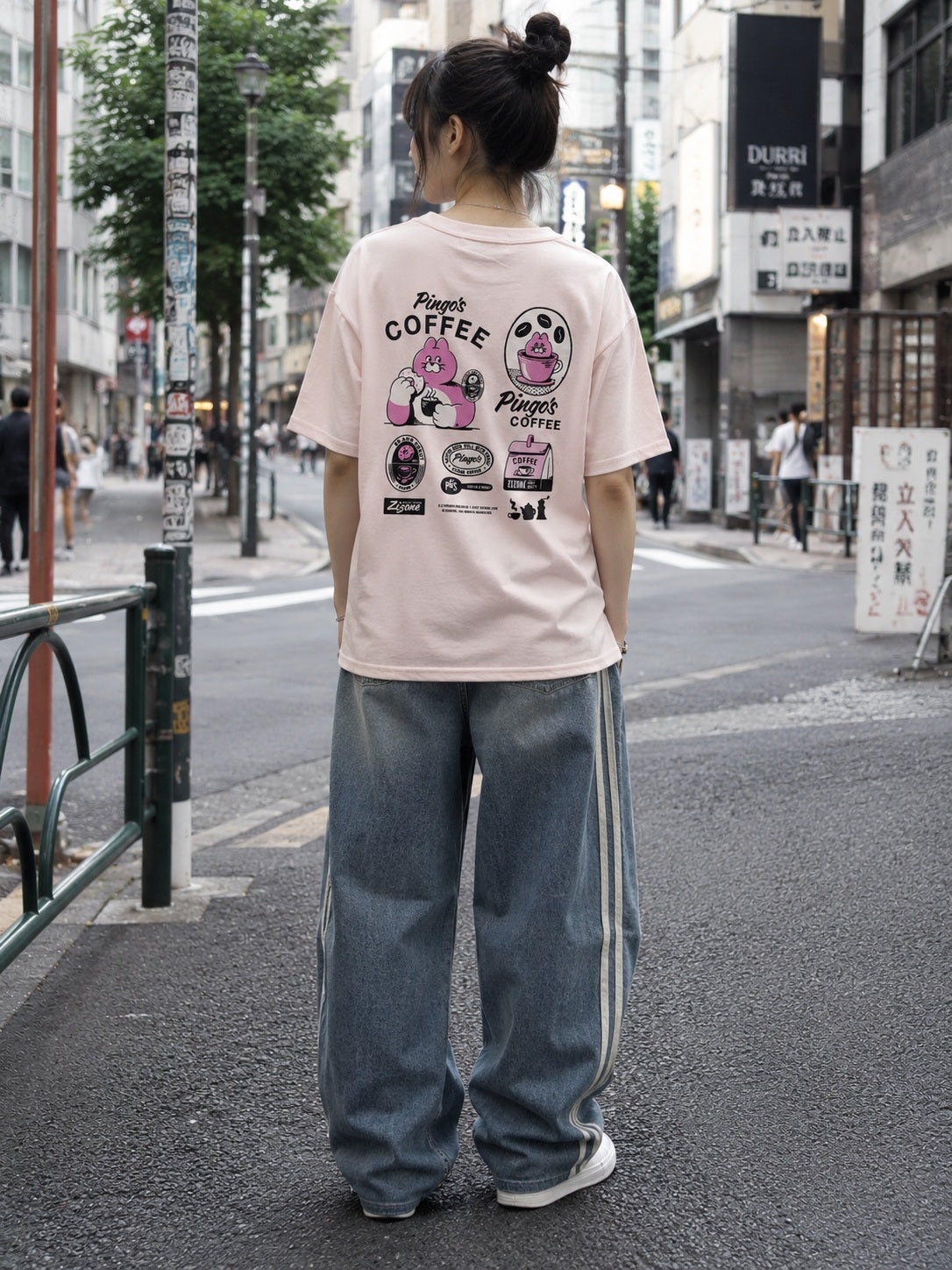 ZIZONE Pingo Coffee 半袖Tシャツ(ZI262-5836)