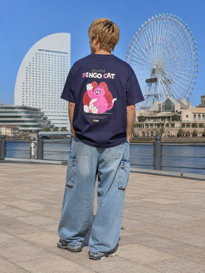 ZIZONE Pingo フロッキープリントTシャツ(ZI262-5806)