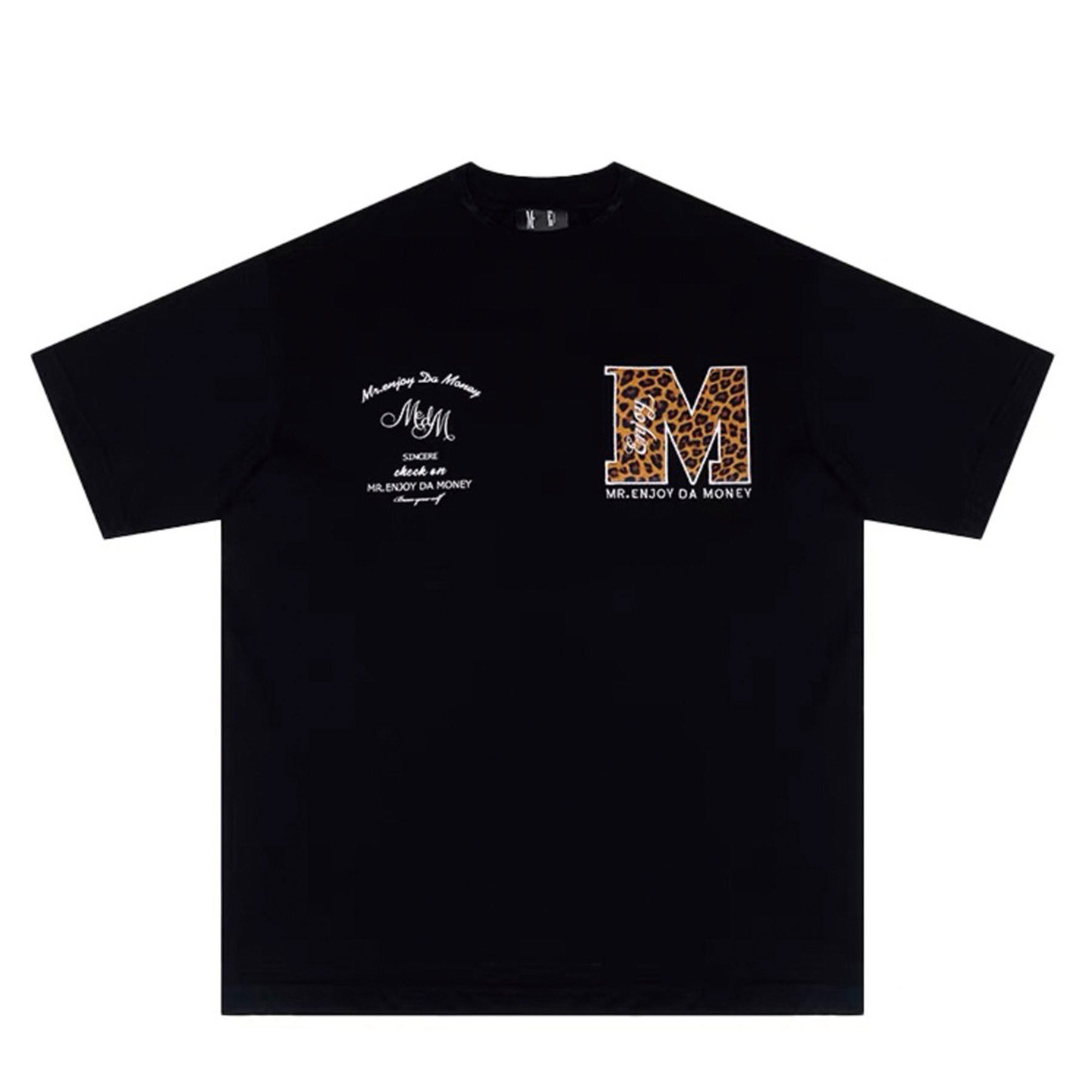 MEDM(ミスターエンジョイダマネー)｜レオパードロングTシャツ